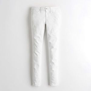Hollister White Super Skinny Jeans